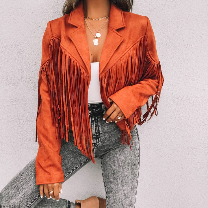 Bianca | Fringe Jacket For Women