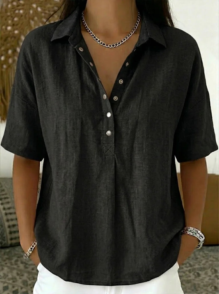 Bianca | Casual Button-Up Collar Shirt
