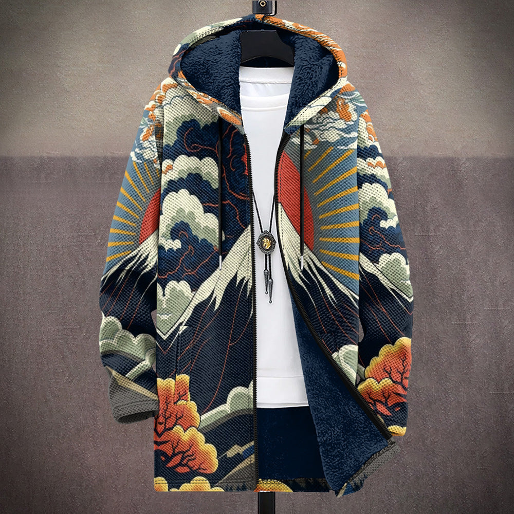 Ezra | Art-Inspired Hooded Cardigan