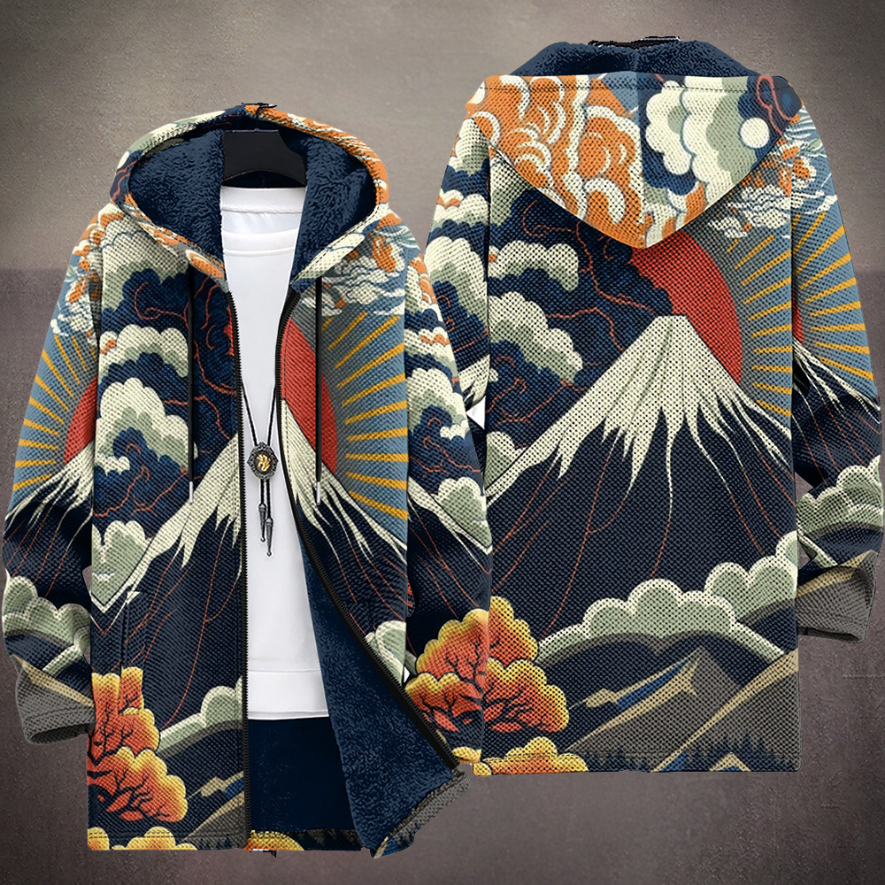 Ezra | Art-Inspired Hooded Cardigan