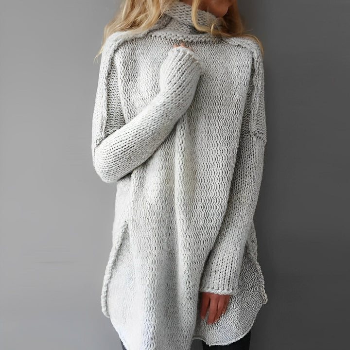 Verity | Relaxed Longline Turtleneck Sweater
