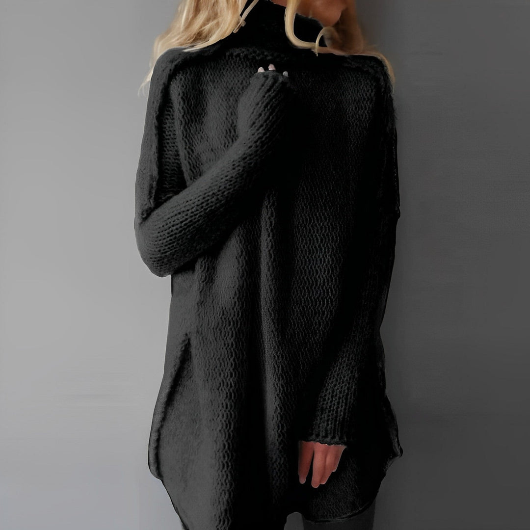 Verity | Relaxed Longline Turtleneck Sweater