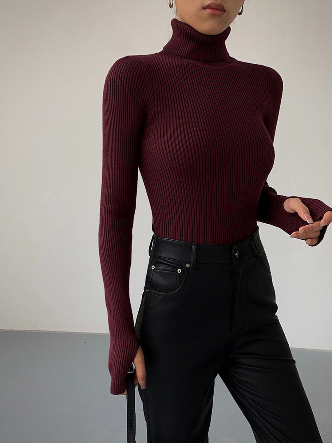 Blair | Refined Ribbed Turtleneck Sweater