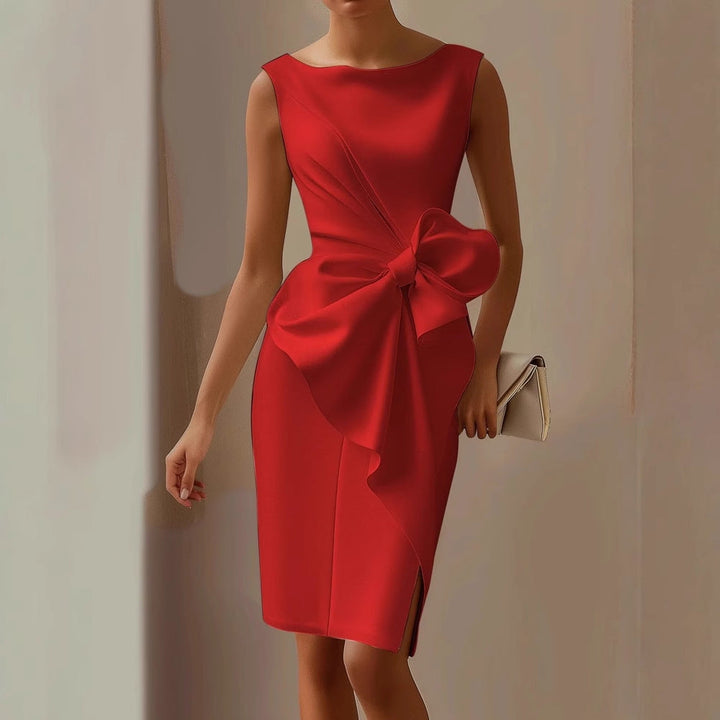Adelaide | Elegant Bow Dress