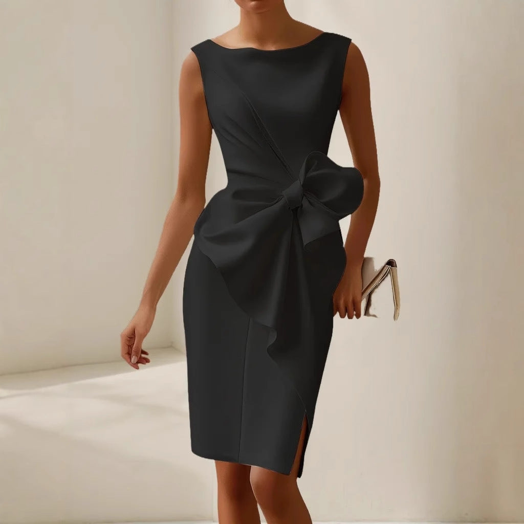 Adelaide | Elegant Bow Dress