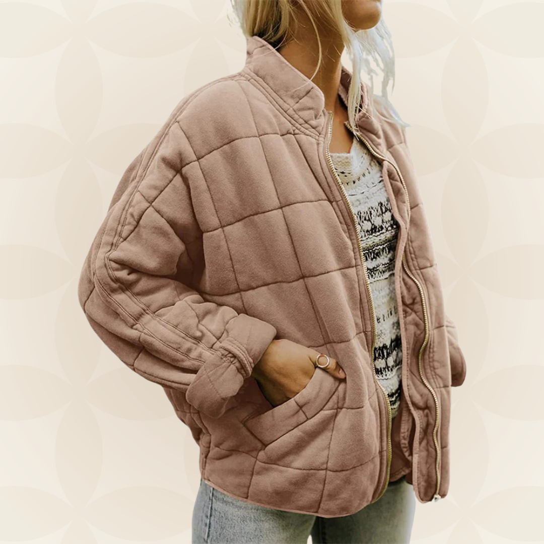 Celeste | Soft Quilted Jacket with Zipper