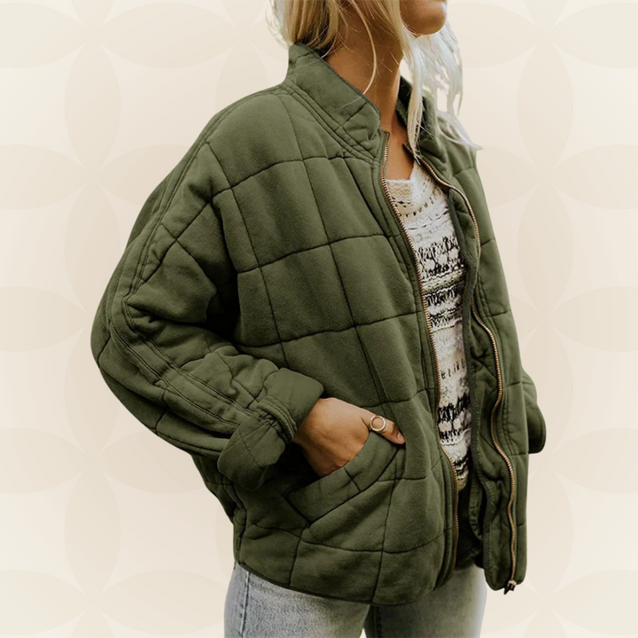 Celeste | Soft Quilted Jacket with Zipper