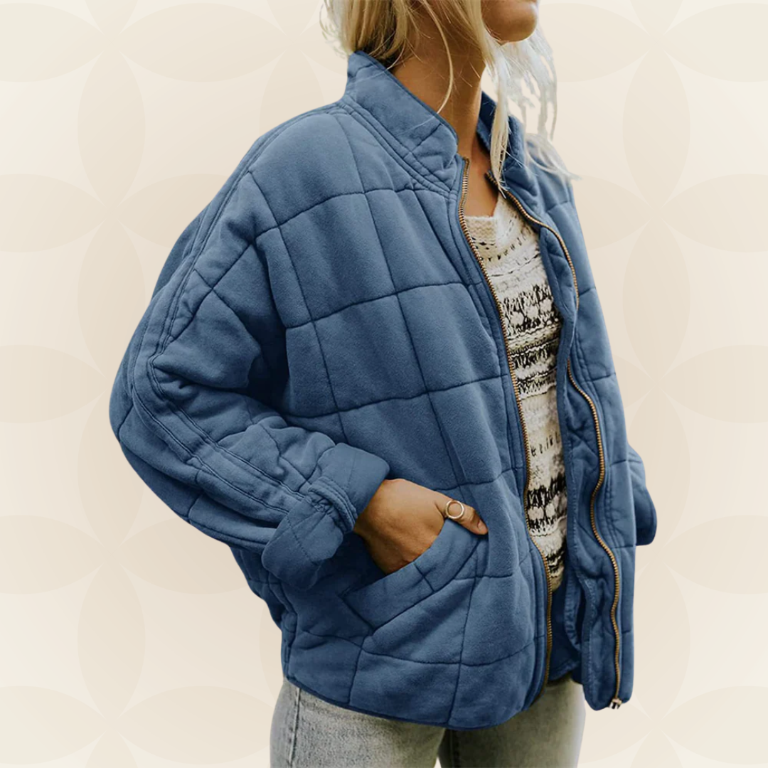 Celeste | Soft Quilted Jacket with Zipper