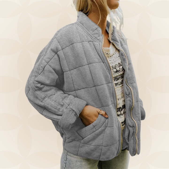 Celeste | Soft Quilted Jacket with Zipper