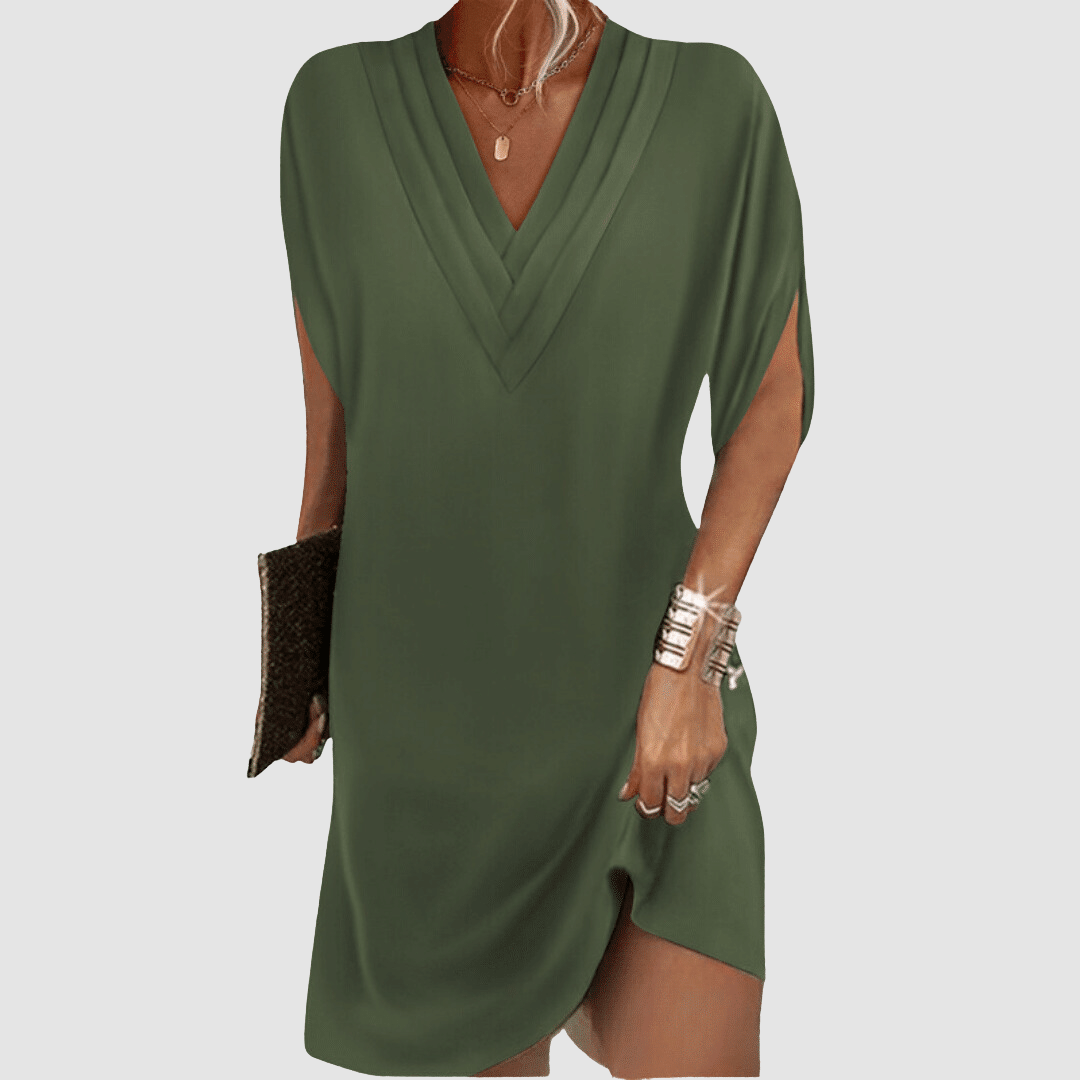 Alysa | Elegant Half-Sleeve Dress