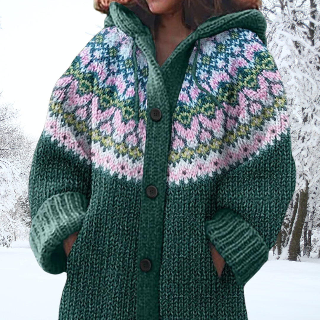 Trudy | Charming Hooded Cardigan
