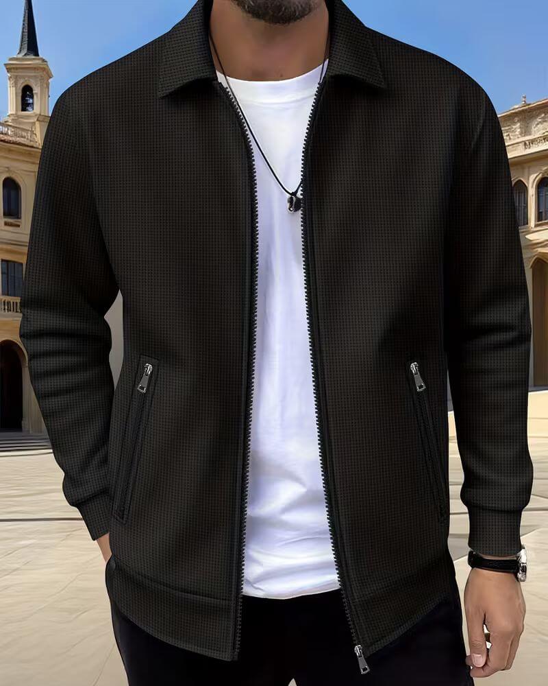 Bryce | Casual Textured Athletic Jacket