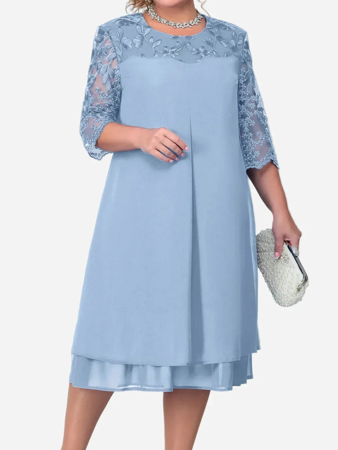 Audriana | Elegant Midi Dress