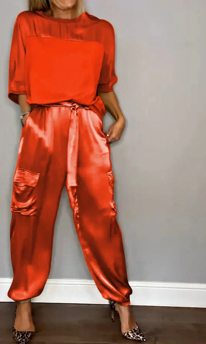 Azelda | Luxe Stylish Flowing Two Piece Set