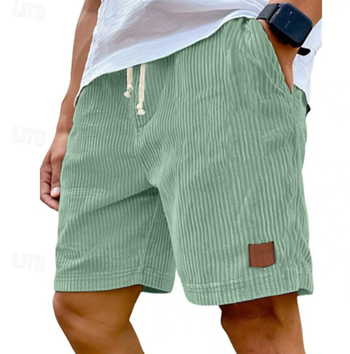 Carson | Classic Lace Summer Corduroy Shorts