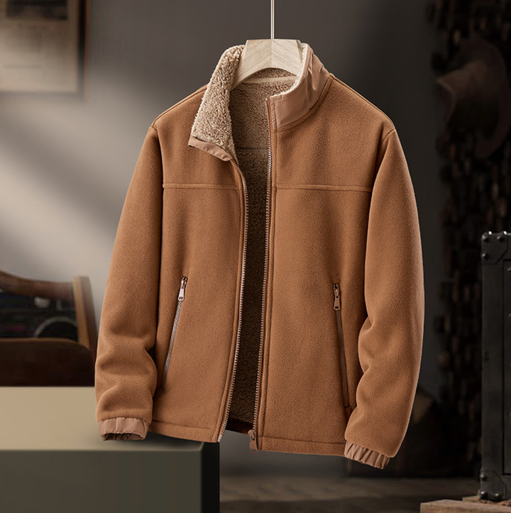 Harrison | Sherpa-Lined Stand-Collar Jacket
