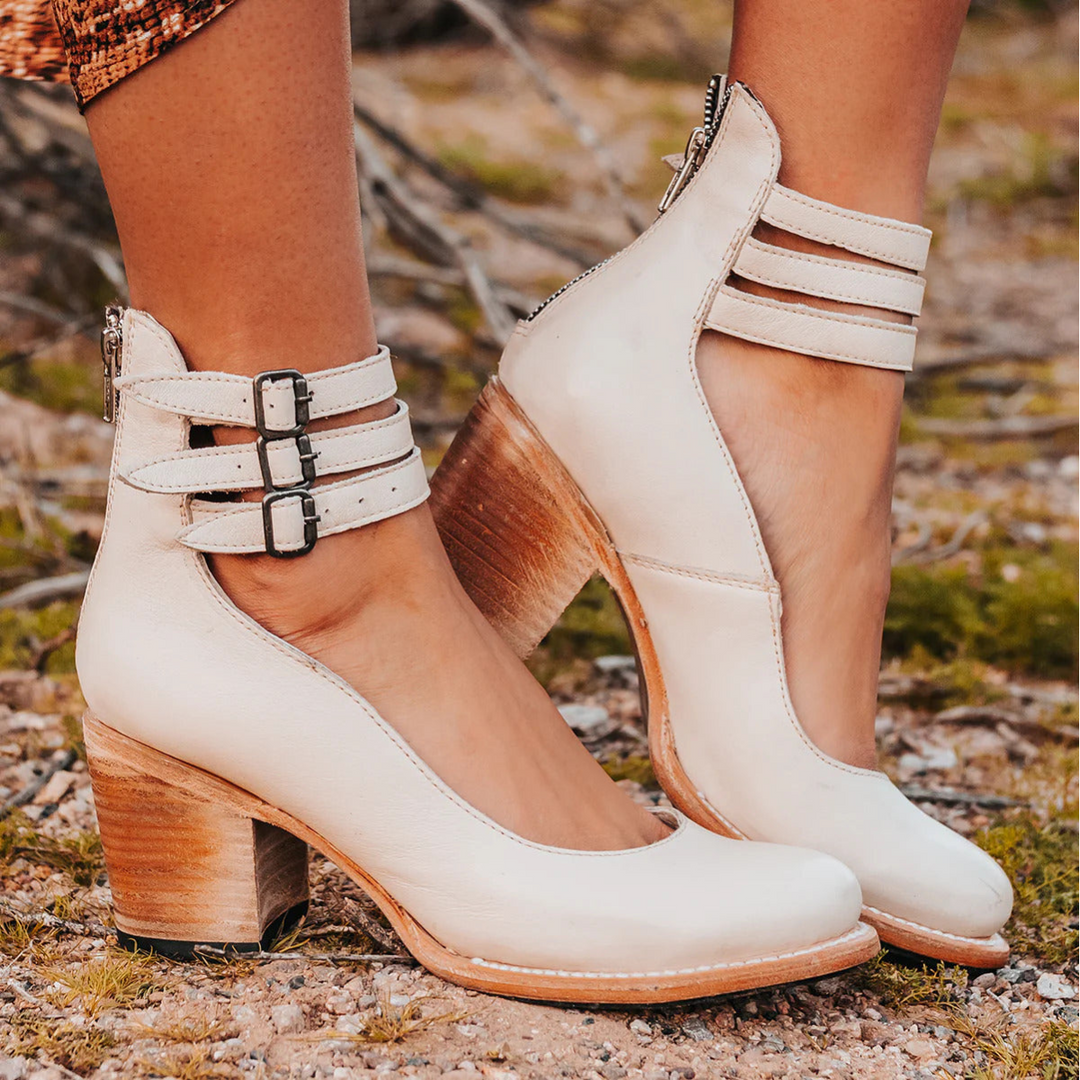 Aubrey | Block Heel Ankle Shoes