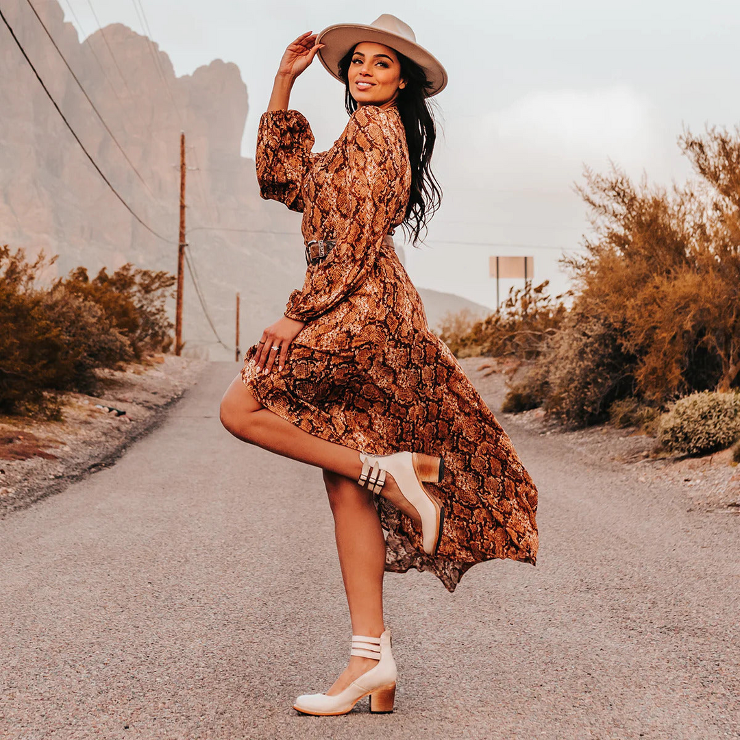 Aubrey | Block Heel Ankle Shoes