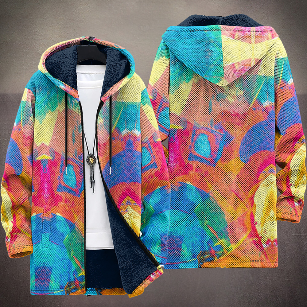 Roland | Art-Inspired Hooded Cardigan