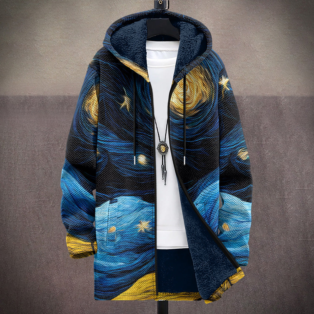 Fletcher | Art-Inspired Hooded Cardigan