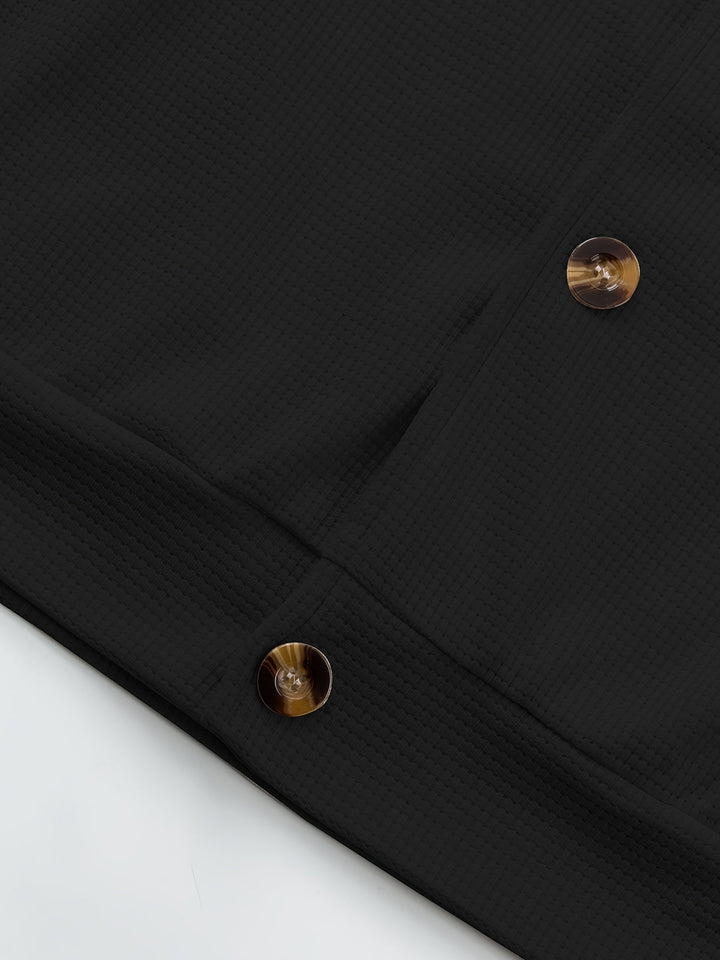 Camden | Textured Button-Front Overshirt Jacket