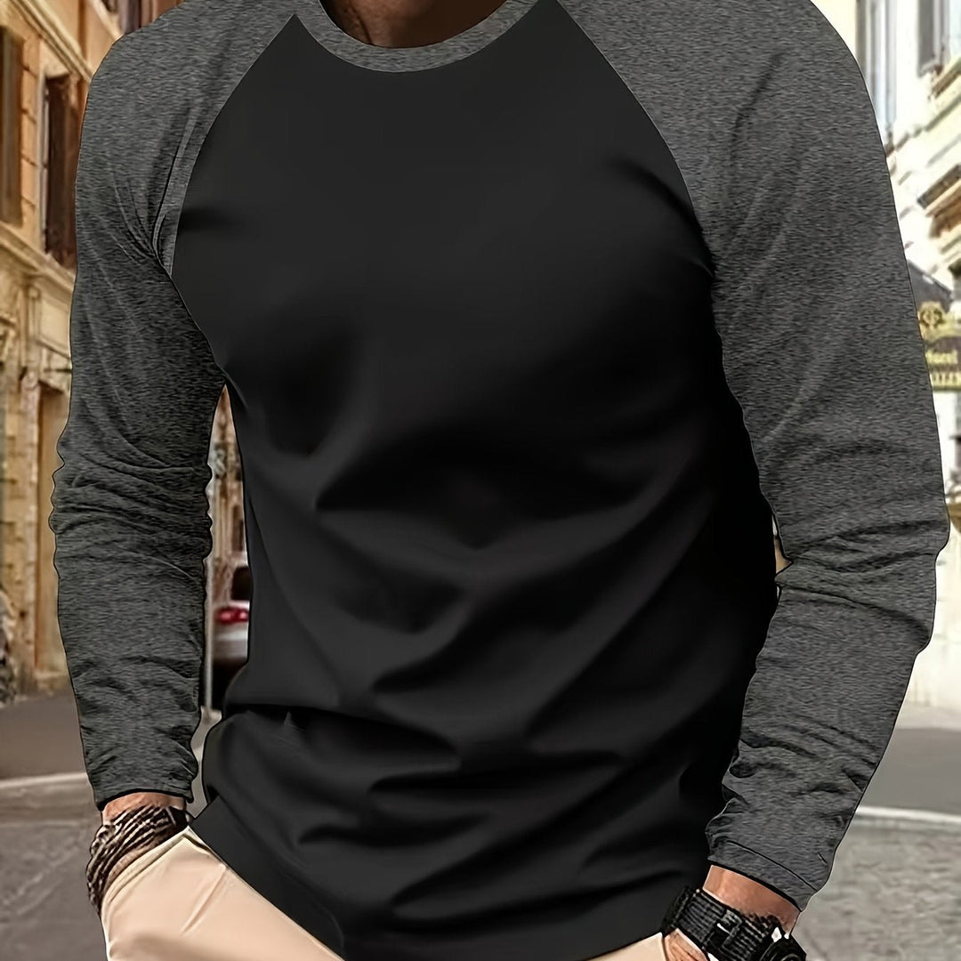 Bryson | Two-Tone Raglan Long Sleeve Shirt