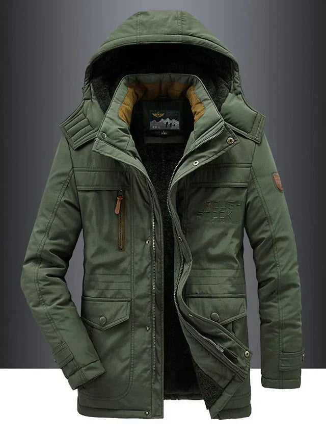 Aaron | Warm Structured Hooded Coat
