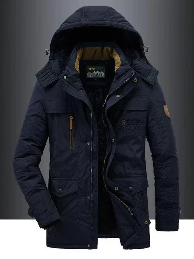 Aaron | Warm Structured Hooded Coat