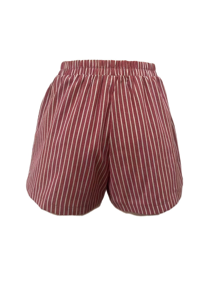 Clara | Relaxed Striped Summer Shorts