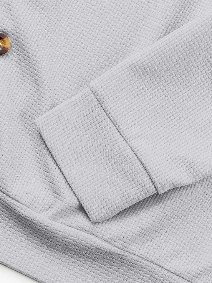 Camden | Textured Button-Front Overshirt Jacket