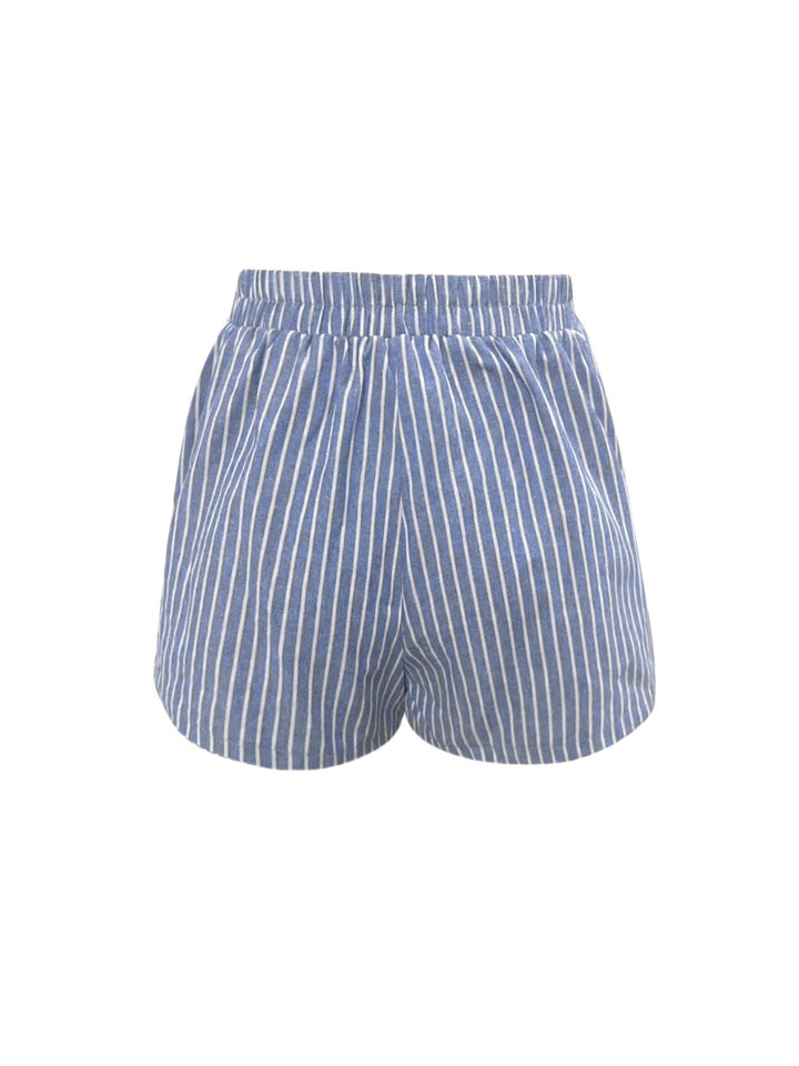 Clara | Relaxed Striped Summer Shorts