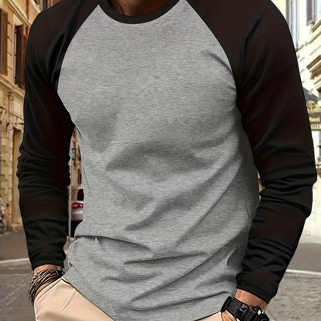 Bryson | Two-Tone Raglan Long Sleeve Shirt