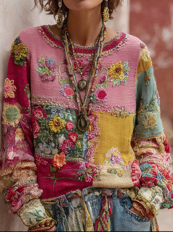 Bea | Women's Boho Knit Sweater