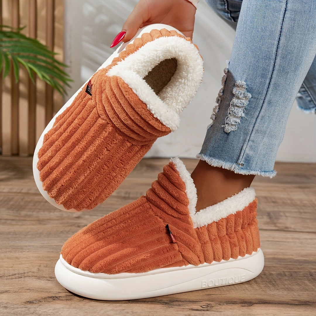 Avery | Soft Plush Indoor Slippers