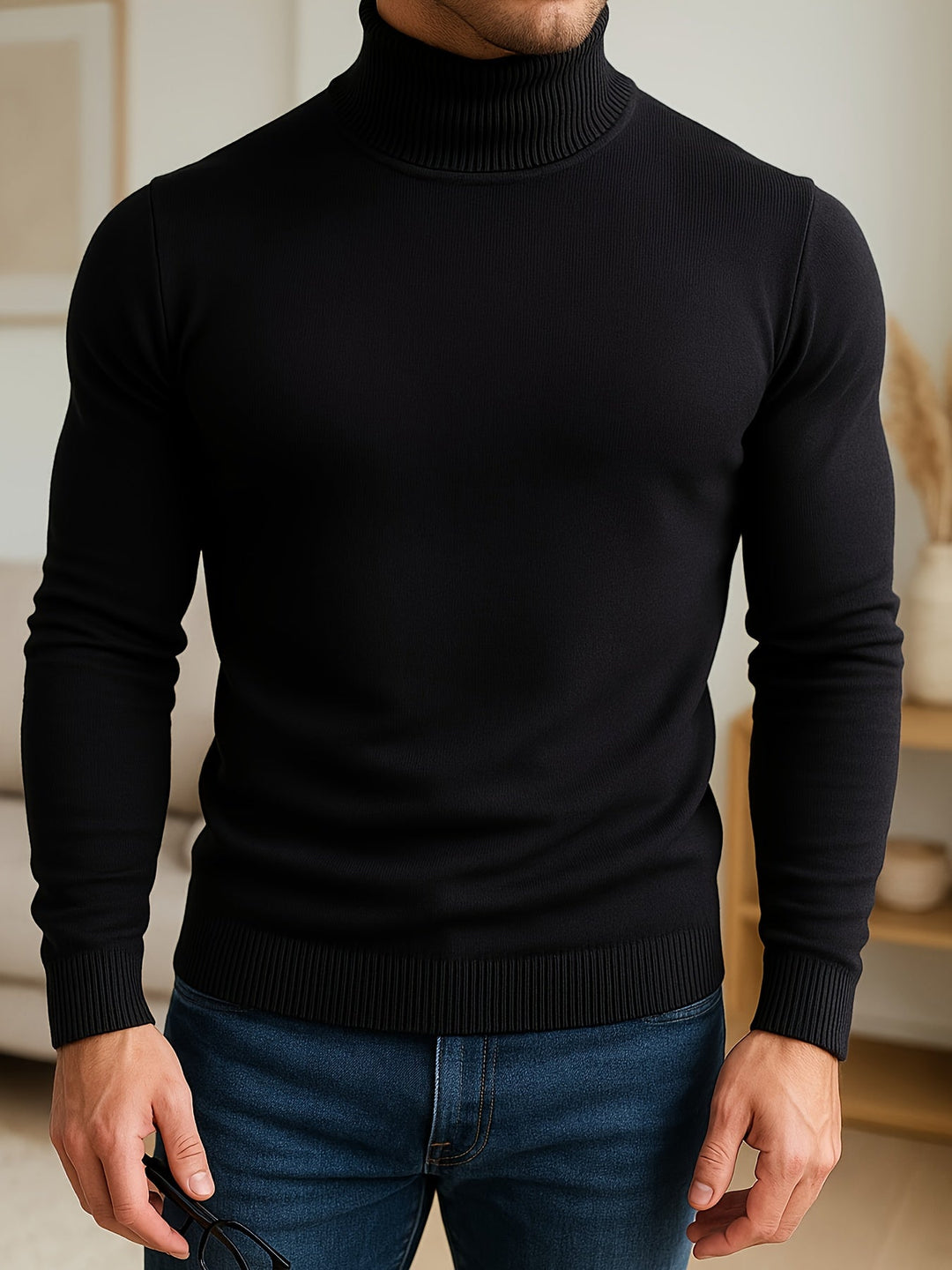 Callum | Classic High-Neck Sweater