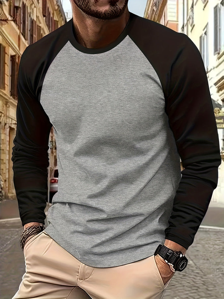 Bryson | Two-Tone Raglan Long Sleeve Shirt