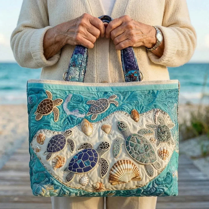 Artisanal Tote - Turtle Love