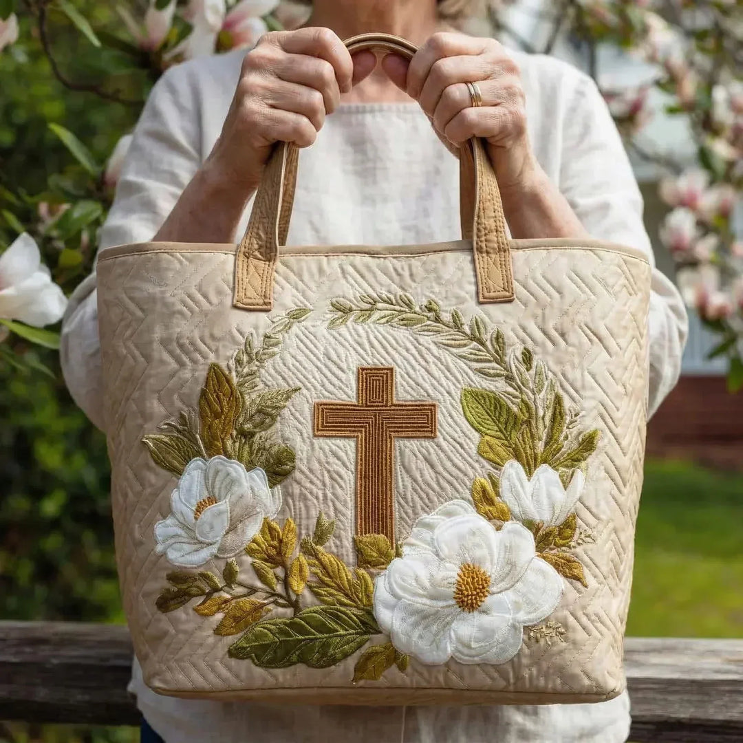 Artisan Tote - Sacred Cross