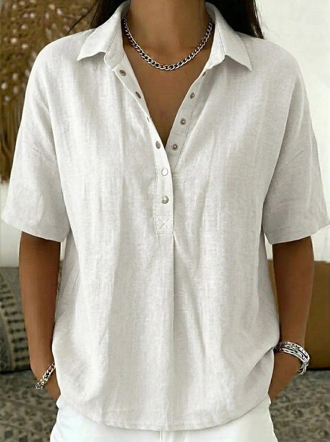 Bianca | Casual Button-Up Collar Shirt