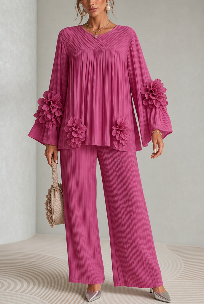 Bellina | FLORAL CUFF TWO-PIECE SET