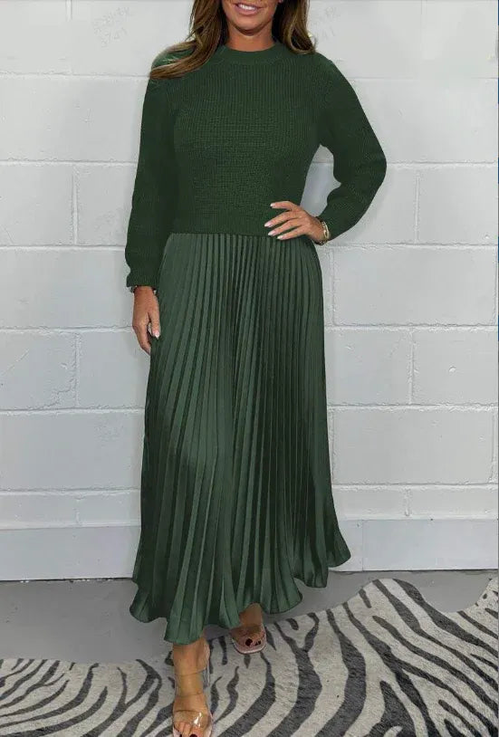 Angel | Elegant Knit-Top Maxi Dress
