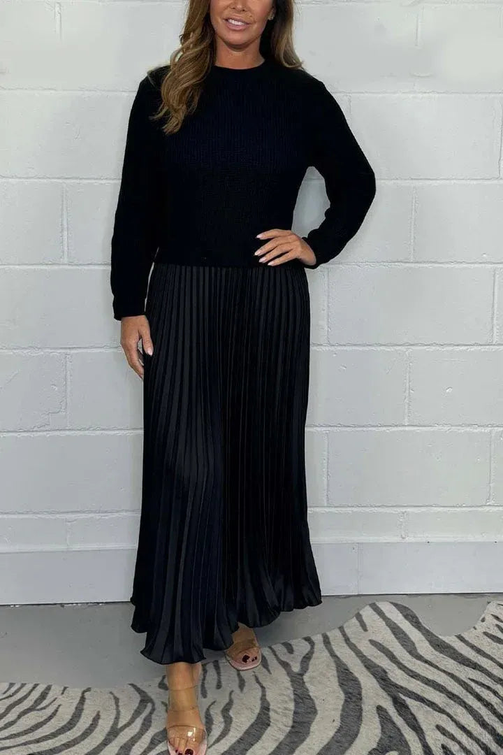 Angel | Elegant Knit-Top Maxi Dress