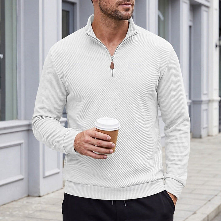 Barrett | Quarter-Zip Textured Pullover