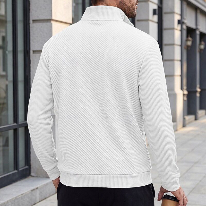 Barrett | Quarter-Zip Textured Pullover