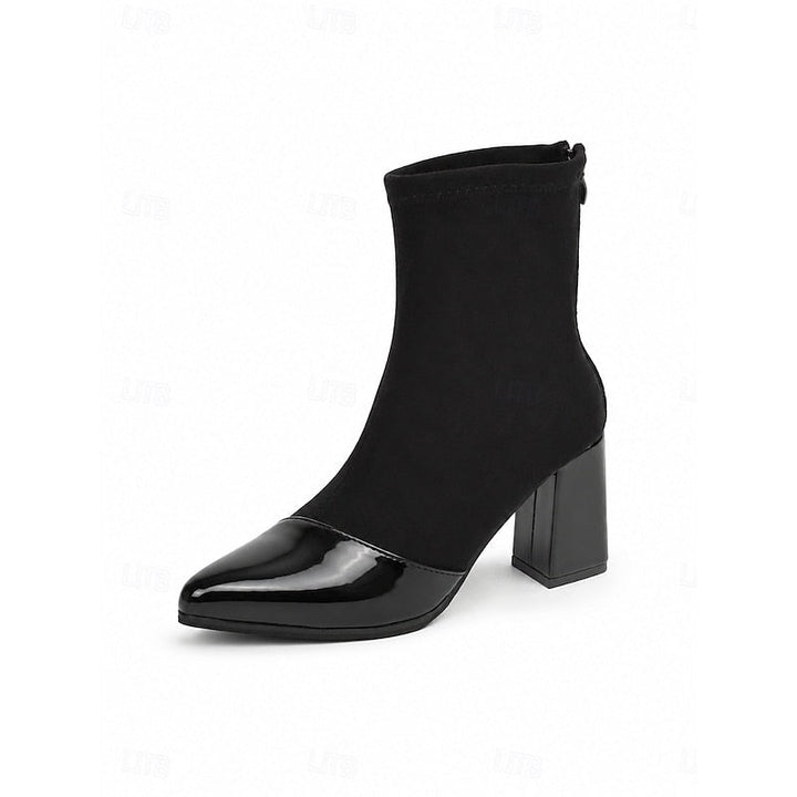 Bernadette | Sleek Cap-Toe Ankle Boots
