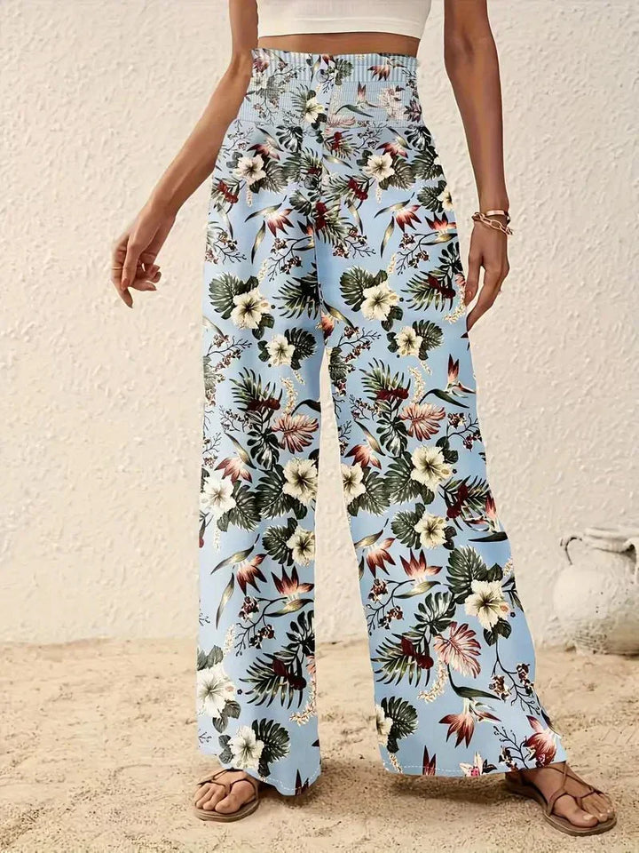 Alexa | Elegant Floral Trousers