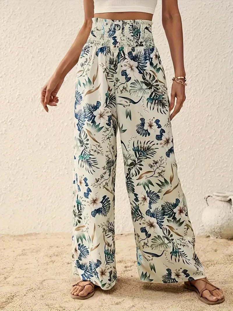 Alexa | Elegant Floral Trousers