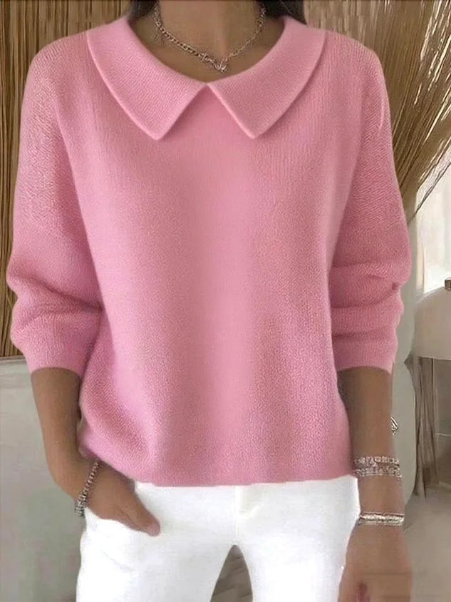 Penelope | Collared Long Sleeve Sweater