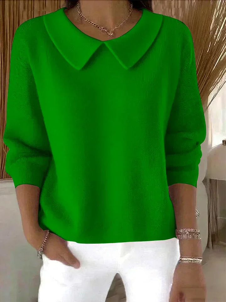 Penelope | Collared Long Sleeve Sweater