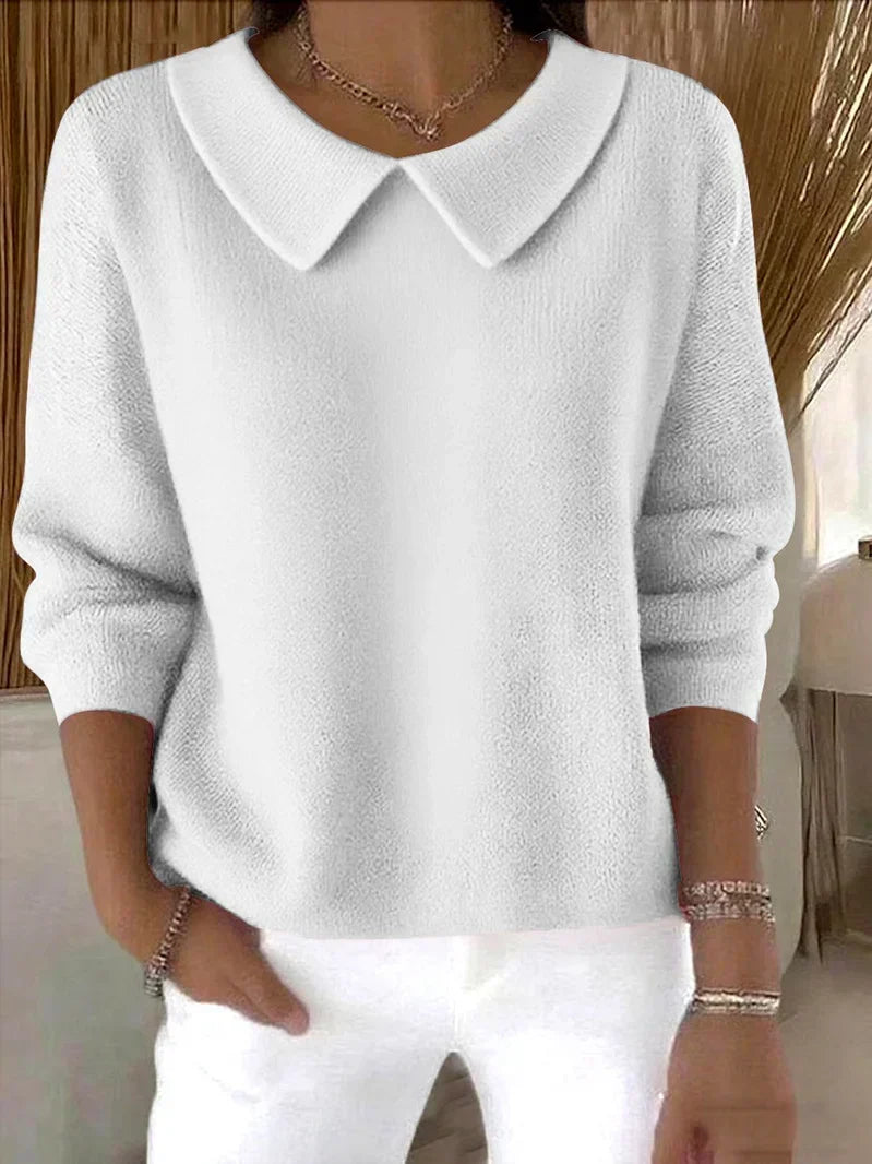 Penelope | Collared Long Sleeve Sweater